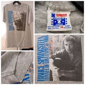 Vintage 1988 Bruce Springsteen tshirt.